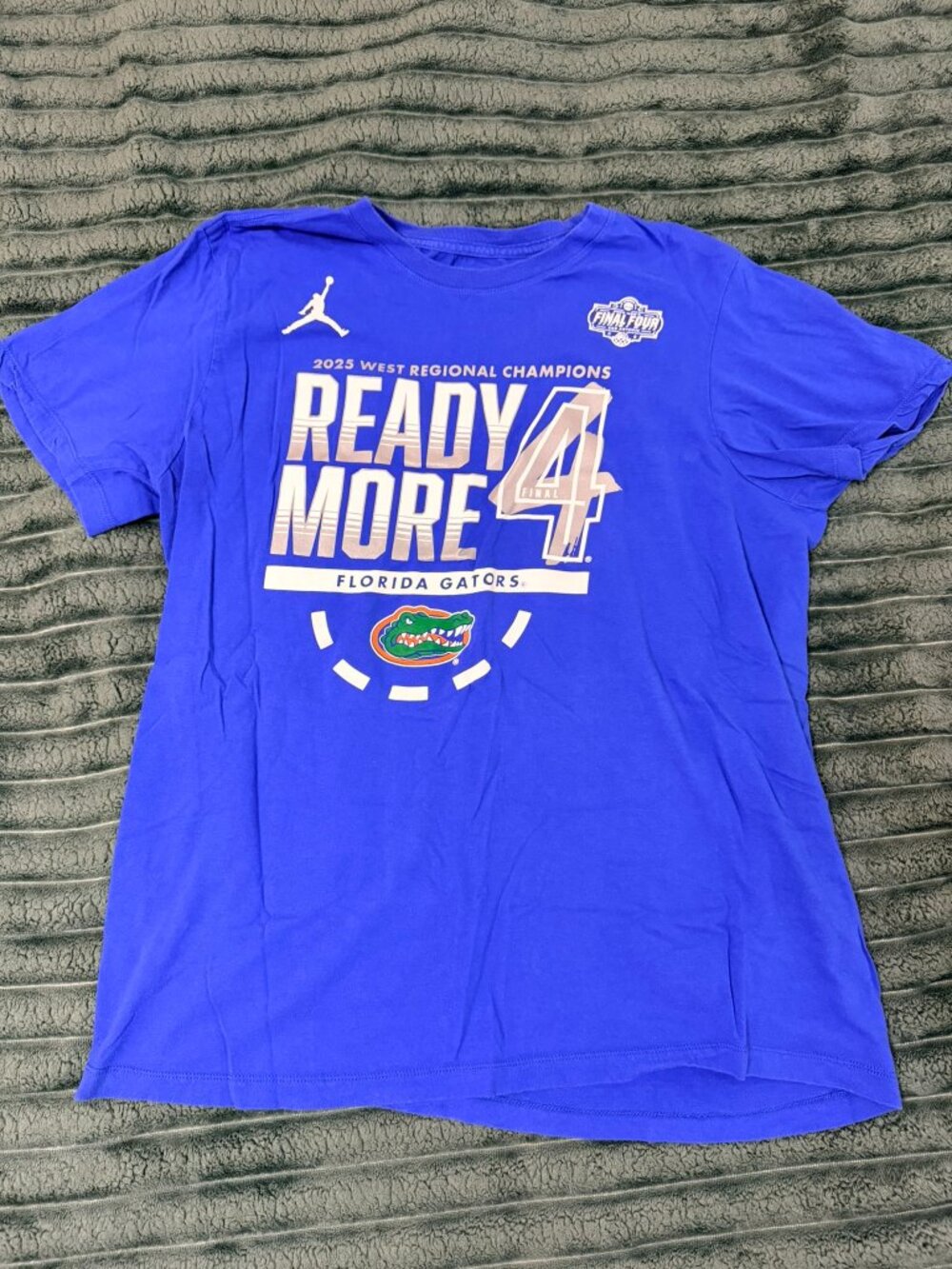 Jordan Brand Florida Gators 2025 Final Four T-Shirt Royal Blue Men's Large UF